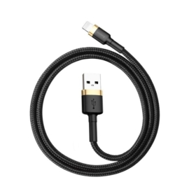 Baseus Cafule USB - Lightning 2,4A 1m kábel - fekete-arany