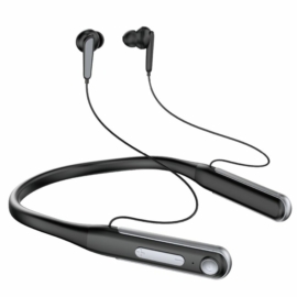 Dudao U5 Max vezeték nélküli bluetooth nyakpántos sport fülhallgató - fekete