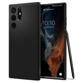 Spigen Liquid Air tok - Samsung Galaxy S22 Ultra - fekete