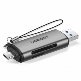 Ugreen USB 3.0 + USB-C 3.0 - SD + microSD kártyaolvasó