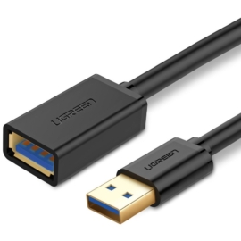 Ugreen USB 3.0 hosszabbító kábel 1m - fekete