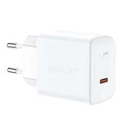 Acefast A21 GaN 30W USB-C hálózati gyorstöltő - fehér