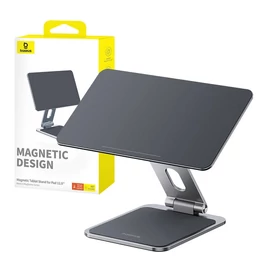 Baseus Magnetic Design MagStable mágneses asztali tablet tartó állvány - szürke