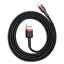 Baseus Cafule USB - Lightning 1,5A 2m kábel - fekete