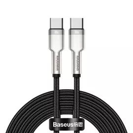 Baseus Cafule Metal USB-C - USB-C 100W 2m kábel - fekete