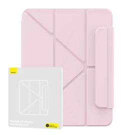 Baseus Minimalist mágneses tablet tok - Apple iPad 10 10.9" 2022 - rózsaszín