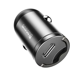 Baseus Tiny Star USB-C QC 4.0 PD 30W autós szivargyújtó gyorstöltő - sötétszürke