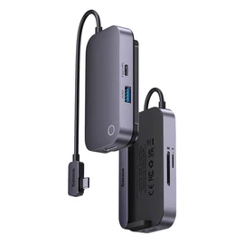 Baseus PadJoy 6 az 1-ben HUB USB-C - USB 3.0 + HDMI + USB-C PD + 3,5mm jack + SD/TF