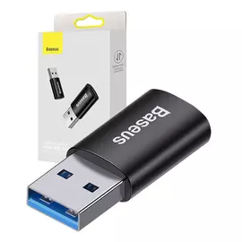 Baseus Ingenuity USB - USB-C OTG adapter - fekete