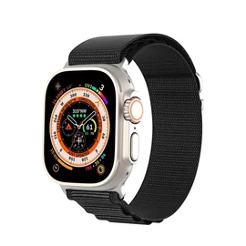 Dux Ducis Strap GS Version Sport Buckle szíj - Apple Watch 42 / 44 / 45 / 49mm - fekete