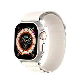 Dux Ducis Strap GS Version Sport Buckle szíj - Apple Watch 42 / 44 / 45 / 49mm - fehér