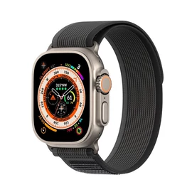 Dux Ducis Strap YJ Version Sport Velcro szíj - Apple Watch 42 / 44 / 45 / 49mm - fekete-szürke