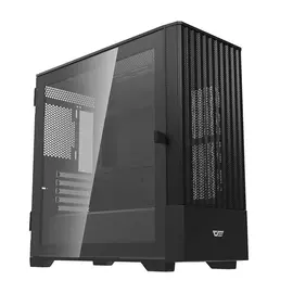 Darkflash DK415 számítógépház + 2db ventilátor - fekete