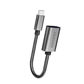 Dudao L15T OTG USB 2.0 (F) - USB-C (M) adapter - szürke