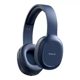Havit H2590BT PRO vezeték nélküli bluetooth mikrofonos fejhallgató - kék