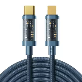 Joyroom S-CL020A12 USB-C - Lightning 20W 1,2m sodrott kábel - kék