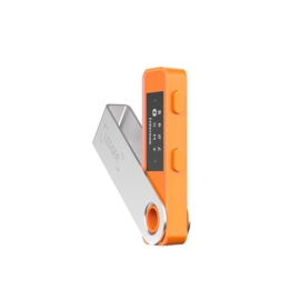 Ledger Nano S Plus BTC Orange - Kriptovaluta pénztárca - narancssárga