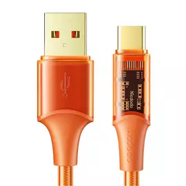 Mcdodo CA-2093 USB - USB-C 6A 1,8m kábel - narancssárga