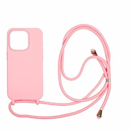 Mobile Origin Lanyard Case tok pánttal - Apple iPhone 15 Pro - rózsaszín