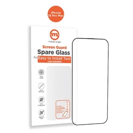 Mobile Origin Orange Screen Guard Spare Glass kijelzővédő - Apple iPhone 15 Pro Max - 1db