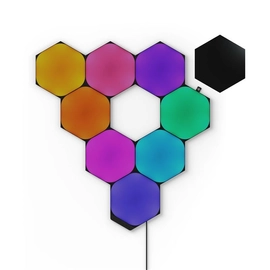 Nanoleaf Shapes Black Hexagons Starter Kit (9db)