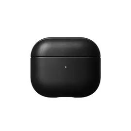 Nomad Leather bőr tok - Apple AirPods 3 - fekete
