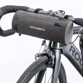 Rockbros AS-051 2L vízálló biciklis táska kormányra - sötétszürke