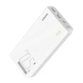 Romoss SENSE8F 30000mAh 22,5W Power Bank - fehér