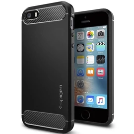 Spigen Apple Iphone 5s / SE Rugged Armor tok - fekete