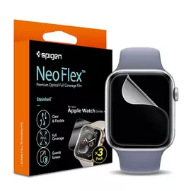 Spigen Film Neo Flex kijelzővédő fólia - Apple Watch 8/7 (41mm)/SE 2022/6/SE/5/4 (40mm) - 3db