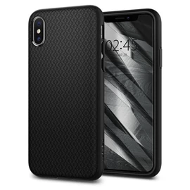 Spigen Liquid Air tok - Apple iPhone XS/X - fekete