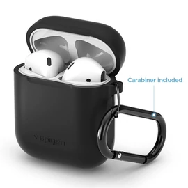 Spigen Apple AirPods 1/2 szilikon tok - fekete