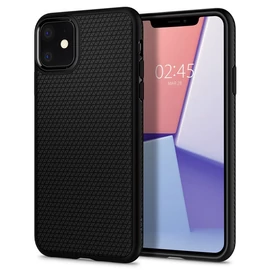 Spigen Liquid Air tok - Apple iPhone 11 - fekete