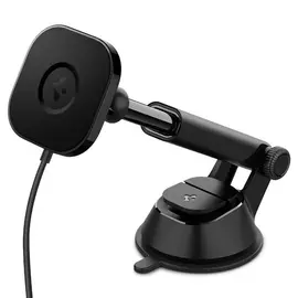 Spigen ITS35W OneTap MagSafe autós telefon tartó vezetéknélküli töltéssel műszerfalra - fekete