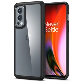 Spigen Ultra Hybrid tok - OnePlus Nord 2 5G - fekete-áttetsző