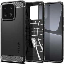 Spigen Rugged Armor tok - 13 Pro - fekete