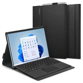 Spigen Stand Folio tok - Microsoft Surface Pro 9/8 - fekete