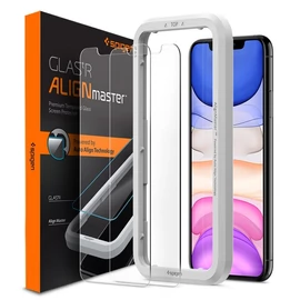 Spigen GLAStR Alignmaster kijelzővédő - Apple iPhone 11 / XR