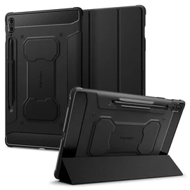 Spigen Rugged Armor Pro tablet tok - Samsung Galaxy Tab S9 FE+ 2023 - fekete