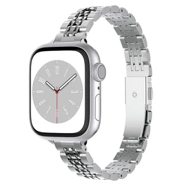 Spigen Shine Fit fém szíj - Apple Watch 41mm/40mm/38mm - ezüst