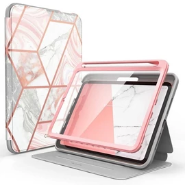 Supcase COSMO tablet tok - Apple iPad Mini 6 2021 - Marble rózsaszín