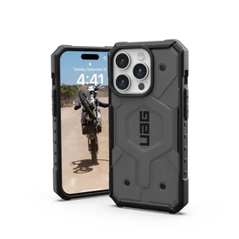 UAG Pathfinder MagSafe tok - Apple iPhone 15 Pro - ezüst-fekete