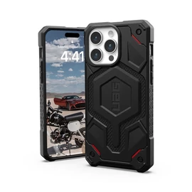 UAG Monarch Pro MagSafe Kevlar tok - Apple iPhone 15 Pro Max - fekete