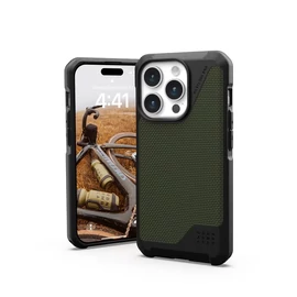 UAG Metropolis LT MagSafe Kevlar Olive tok - Apple iPhone 15 Pro - fekete-olivazöld