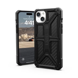 UAG Monarch Carbon Fiber tok - Apple iPhone 15 Plus - fekete