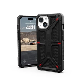 UAG Monarch tok - Apple iPhone 15 - kevlar fekete