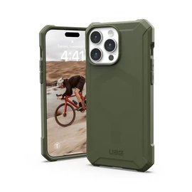 UAG Essential Armor MagSafe Olive Drab tok - Apple iPhone 15 Pro Max - sötét olivazöld