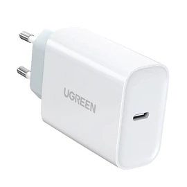 UGREEN CD127 USB-C PD3.0 QC4.0 30W hálózati töltő - fehér