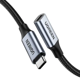 Ugreen US372 USB-C 3.1 Gen2 hosszabbító kábel 4K 100W 0,5m - fekete