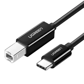 UGREEN US241 USB-C 2.0 - USB-B 1m kábel nyomtatóhoz - fekete